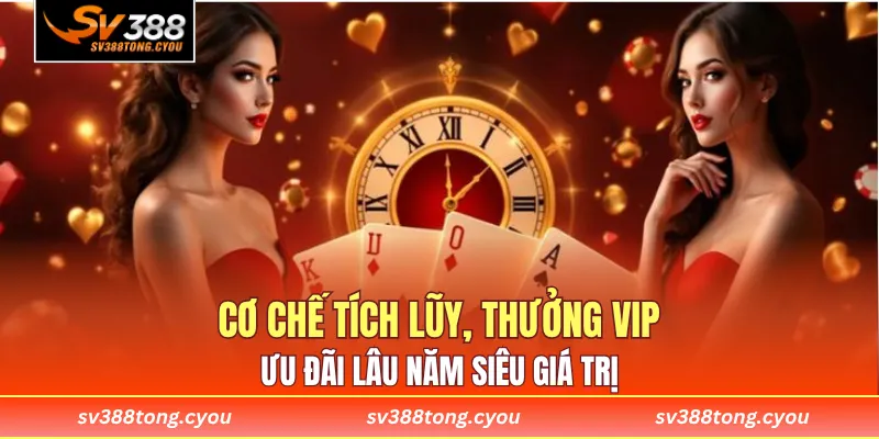 Cơ chế tích lũy, thưởng VIP, ưu đãi lâu năm siêu giá trị